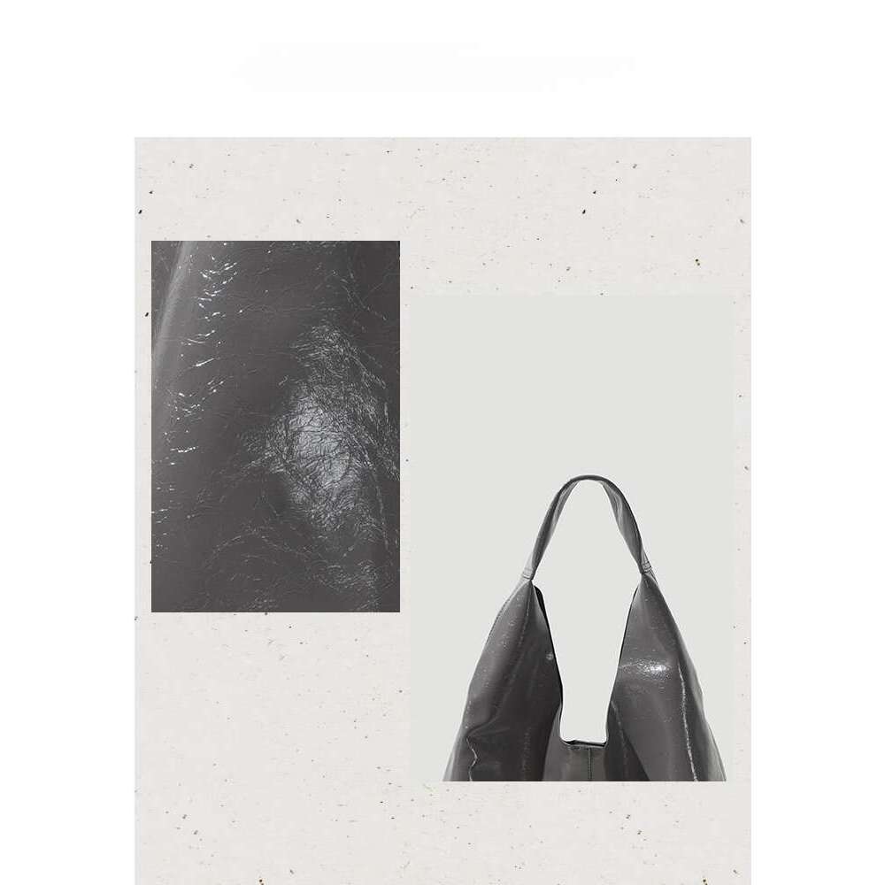 .luxury bag Leather handbag one shoulder bags women's 2025 new model niche capacity commuter shoulder and armpit bag