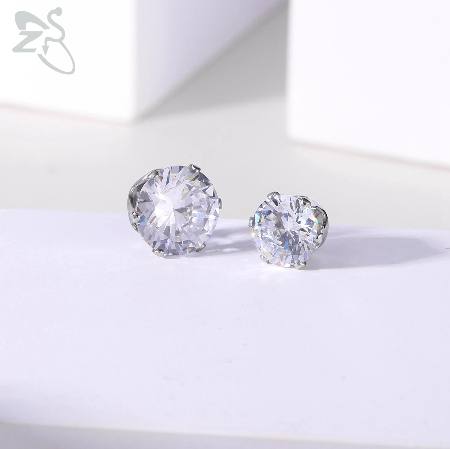 ZS 1 Set Eyebrow Ring Men Nose Lip Labret Studs Faux Belly Rings Replacement Ball Cone Non-Piercing Body Piercing Jewelry 250617