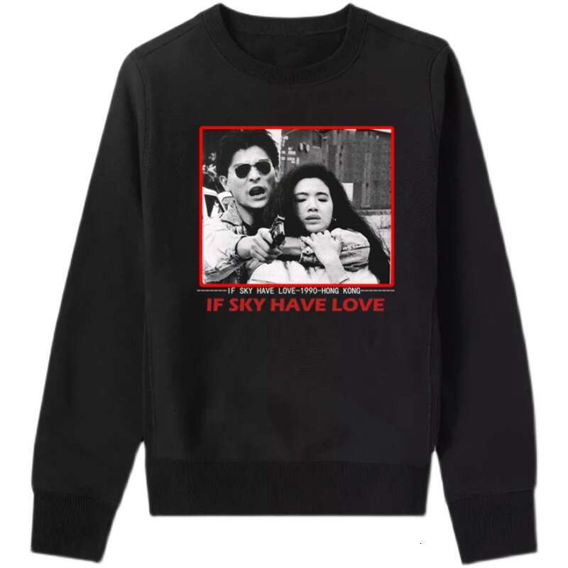 Era Classic Movie "Love Actually" Collaboration Long Sleeve T-Shirt with Andy Lau from Hong Kong Films Crew Neck Sweatshirt