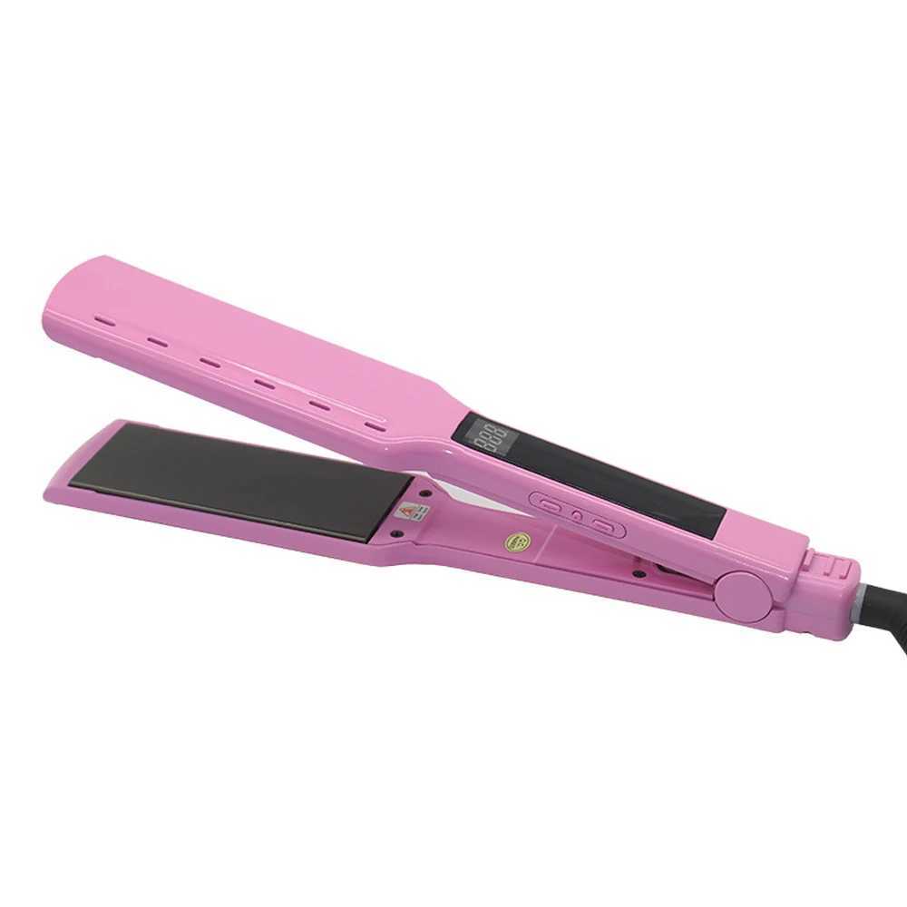 Professional Hair Straightener Vibrating Titanium Hair Flat Iron Keratin Treatment Salon Styling Tools Smooth Frizz 100V-240VXJ250621