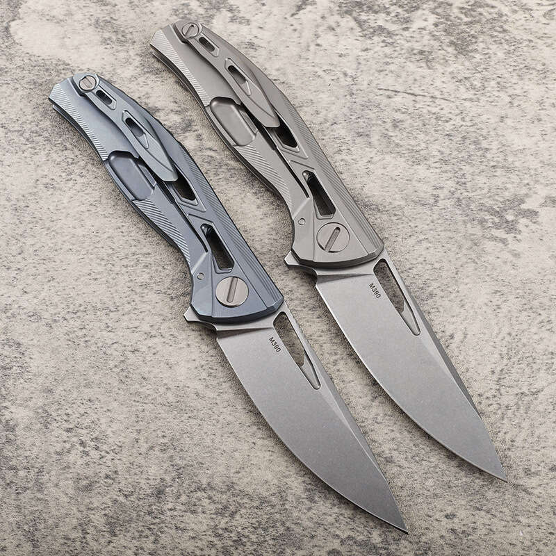 New M390 Steel TC4 Titanium Alloy Handle High Hardness Pocket Fishing knife Fruit Collection Survival EDC Knife