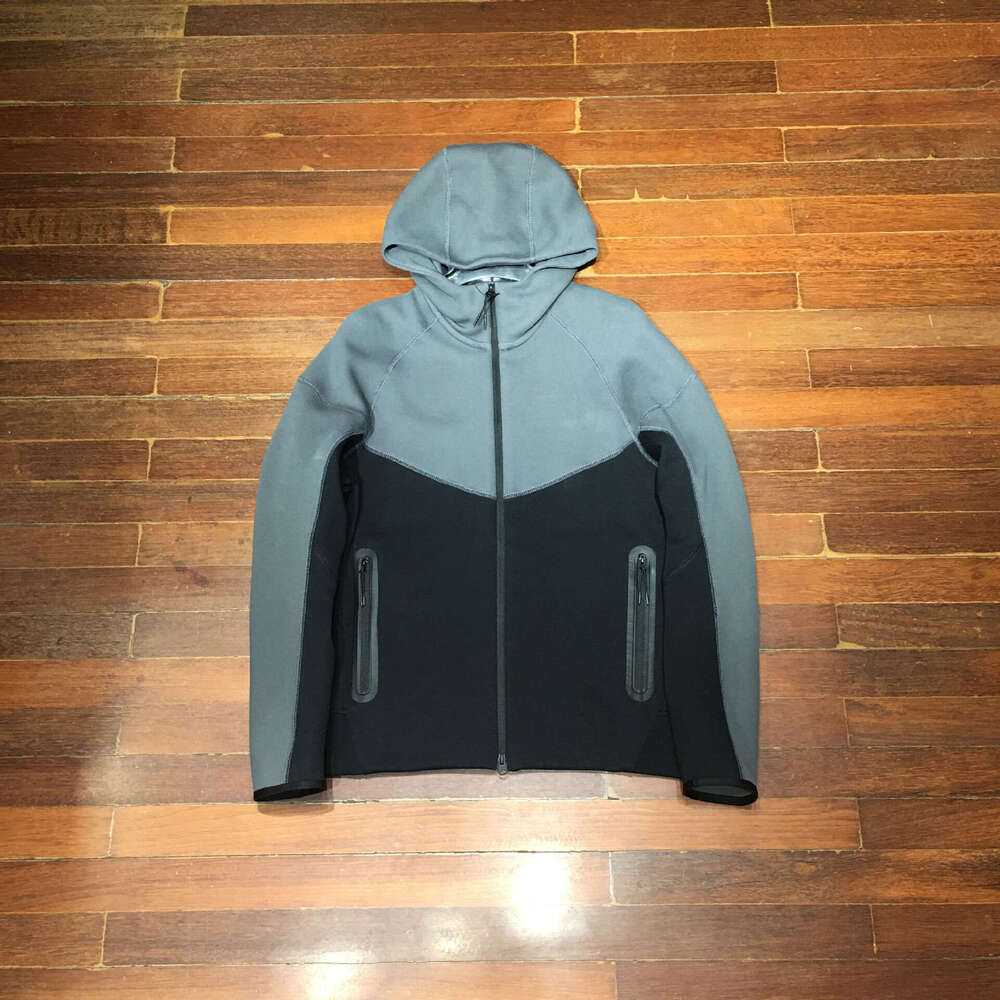 2024 Spring and Autumn Casual Sports Breathable Cotton Double-Sided Zipper Pocket Hooded Men's Multi-Color 922 Jacket