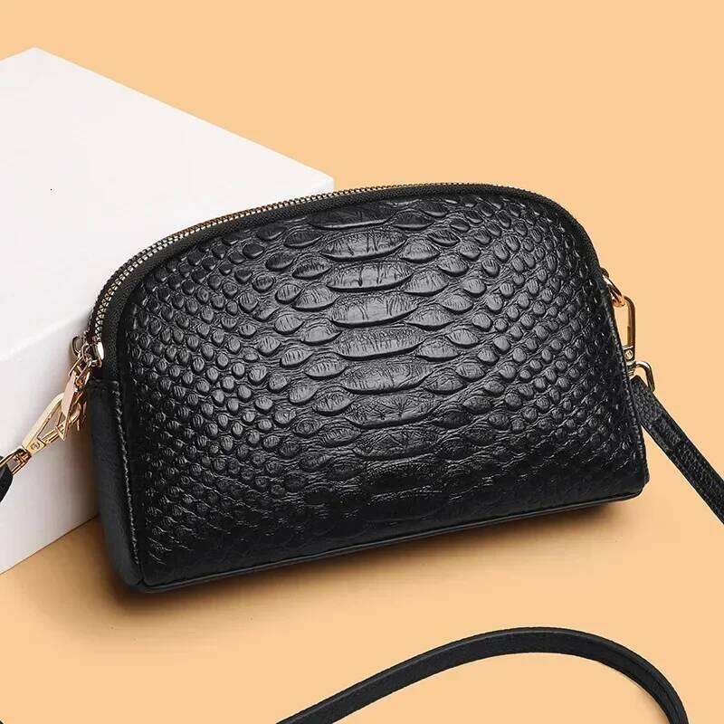 Fashion 100%Genuine Crossbody Sac Simple Women's Designer Handbag High Quality Cow Leather Small Shoulder Messenger Bag