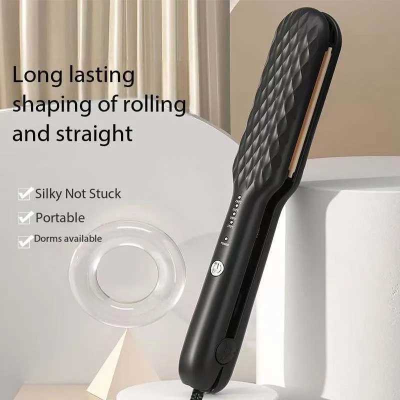 Professional Negative Ion Hair Styling 4 Speed Hair Straightener 2 In 1 Fast Heating Ceramic Flat Iron Hair StraighteningXJ250621