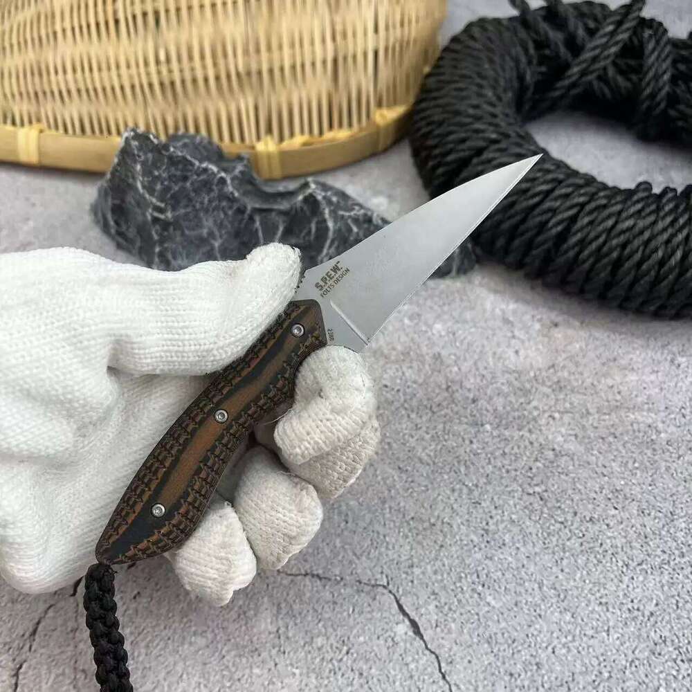 CR 2388 Outdoor Straight Multi-purpose High Hardness 8Cr13Mov Blade Pocket Tactical Hunting Portable Knife