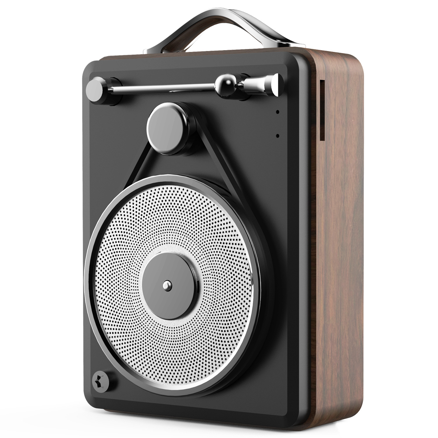 DW03 Retro Cool Bluetooth Record Player Speaker - Portable Outdoor Mini Audio Gift