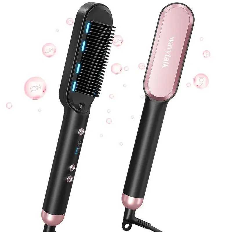 Wavytalk Sleek Sweep lonic Hair StraightenerBrushXJ250621
