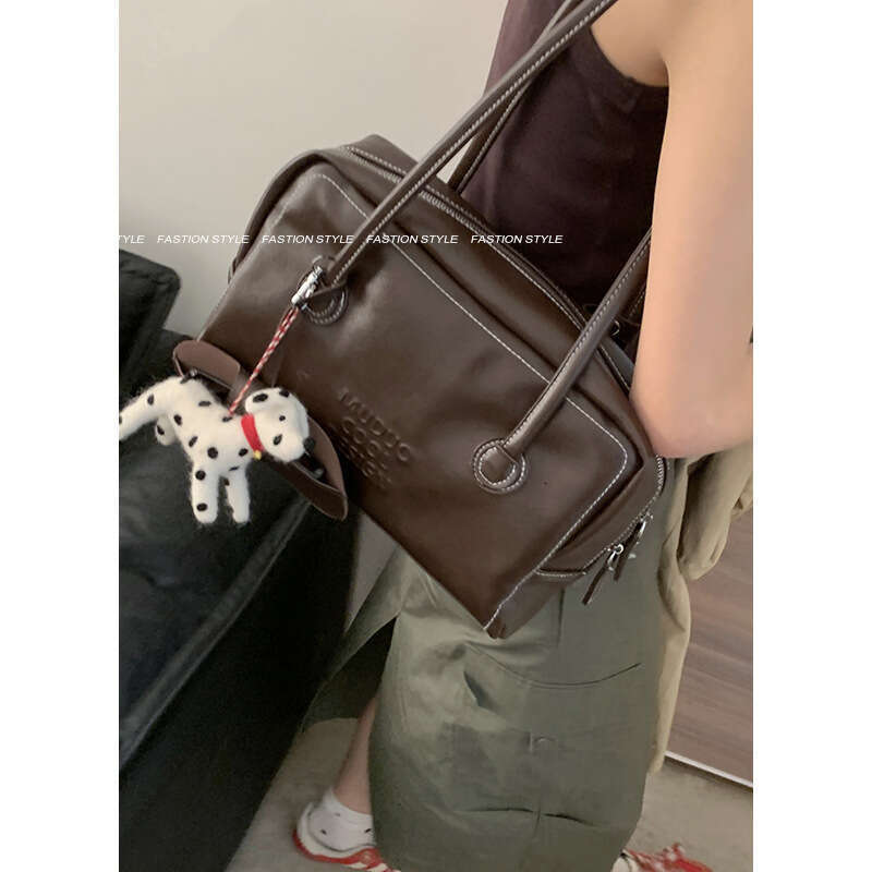 Niche designer bag Texture Underarm for Women Bags 2024 Autumn New Large Capacity Tote Single Shoulder Commuter Bag