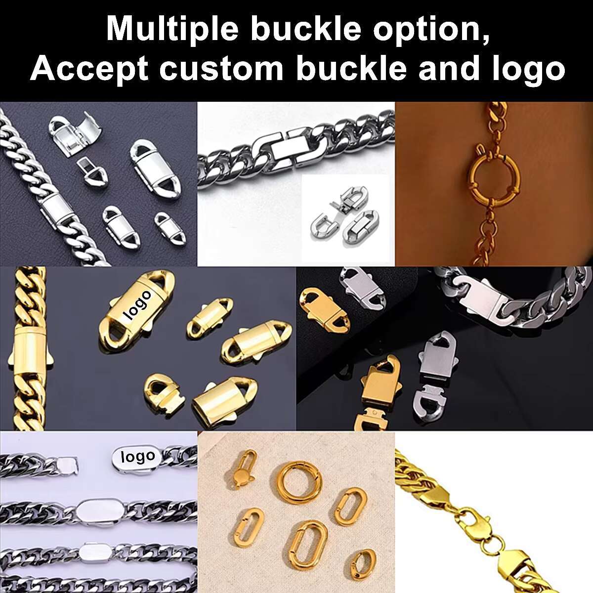 Hip Hop 14k 18k Gold Plated Cuban Curb Link Mens Miami Stainless Steel Jewelry Chain Necklace Cuban Link Chain