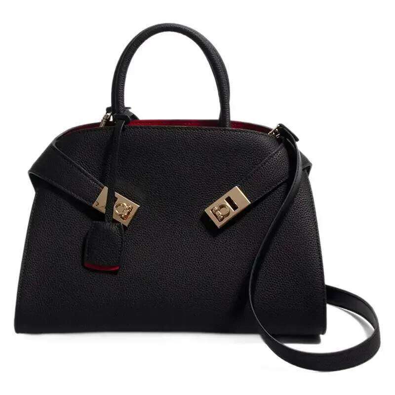 High-End Feel Genuine Cow Leather Niche Design Tote Large Capacity Women's Work Crossbody Bag For Ladies