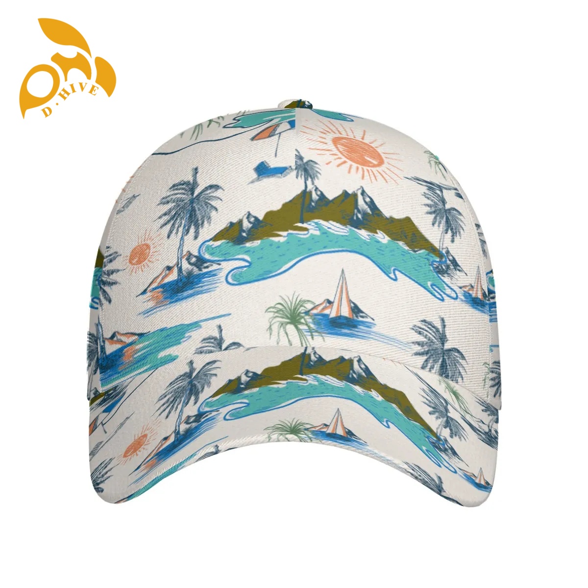 Free shipping customized definition 2025 Designer All-Over Print Peaked Cap trendy sport cap new fashion Male Female high quality fashion attractive