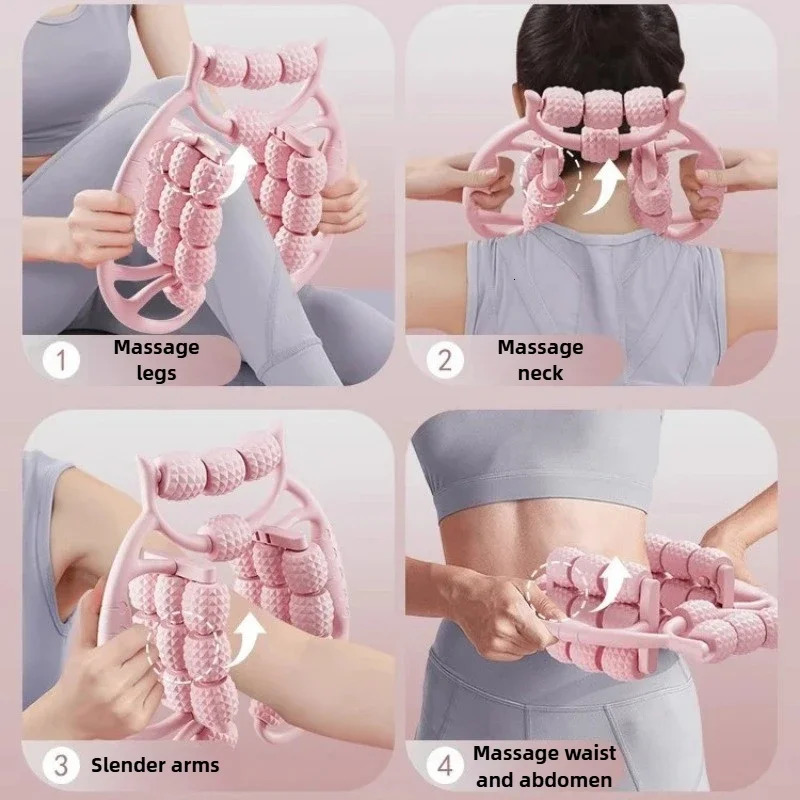 31820 Rounds Massage Roller of Circular Leg Slimming Leg Massager Muscle Stretching Equipment Circular Leg Clamp 250619