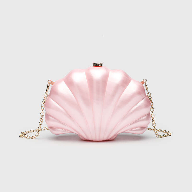 New Style Trendy Crossbody Irregular Shell Acrylic Fashion Wedding Evening Clutch Bag
