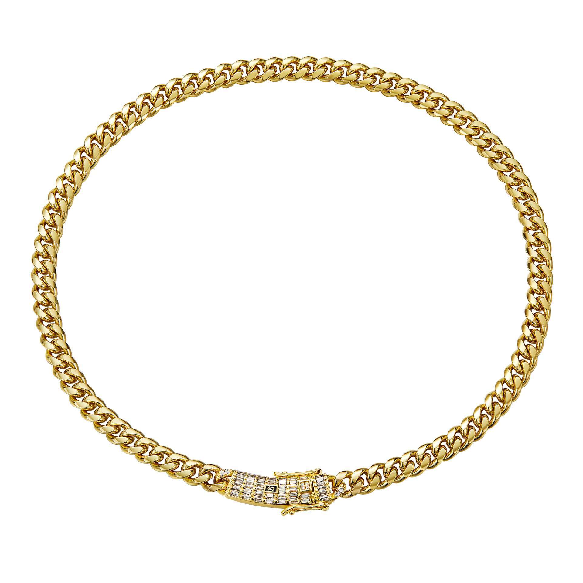 Hot Selling 14k Gold Plated Miami Cuban Link Chain Necklace Bracelet Jewelry