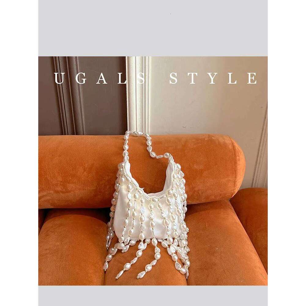 Designer Bag Women Tassel Handbag Bucket Pearl Dia Shoulder Messenger Top Handle Bag Female Evening Party Crossbody Bags