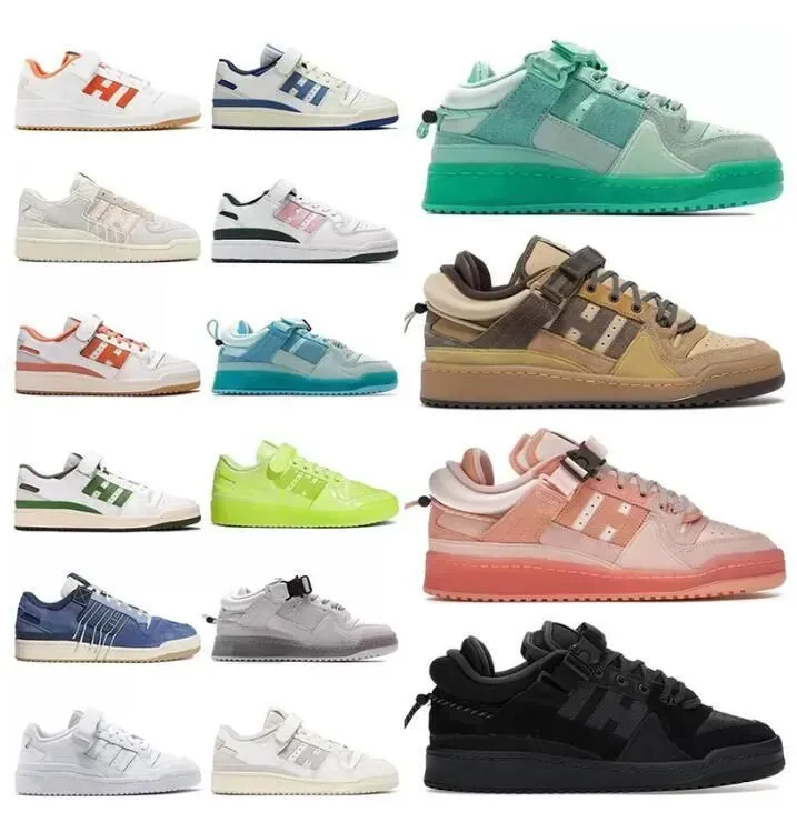 Forum Low 84 Sneakers Women Mens Casual Shoes Bad Bunny Buckle Skate Board Forums Designer shoes School White Black Royal Blue Green Platform Sports Training