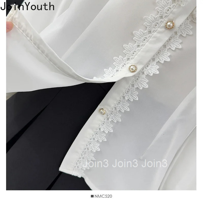 Lolita Style Women Tops Camisas De Mujer Bandage Bow Stand Neck Blouses Womens Clothing Patchwork Lace Vintage Blouse Shirts