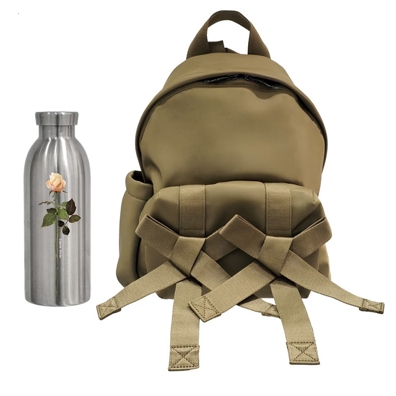 Free shipping designer bag Ins Internet Celebrity 2025 Spring Summer New Casual Versatile Pearl Strap Backpack Large Capacity Japanese Korean Style Wo