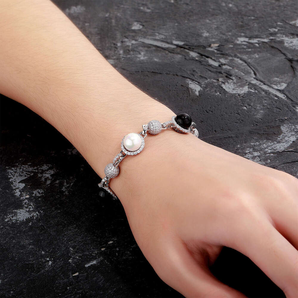 New INS Style Full Dia Pearl Simple Personality High-end Sense Unisex Necklace
