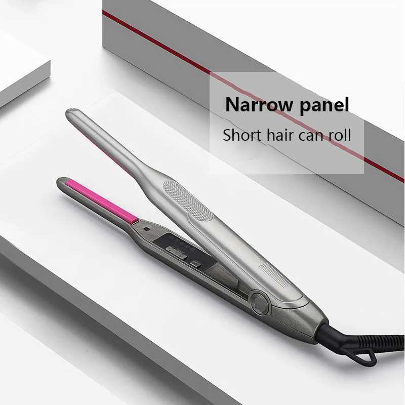 Straight Hair Curling Stick Tourmaline Ceramic Narrow Board 7MM Straight Hair Curling Hair Short Hair Curling Hair StraighteningXJ250621