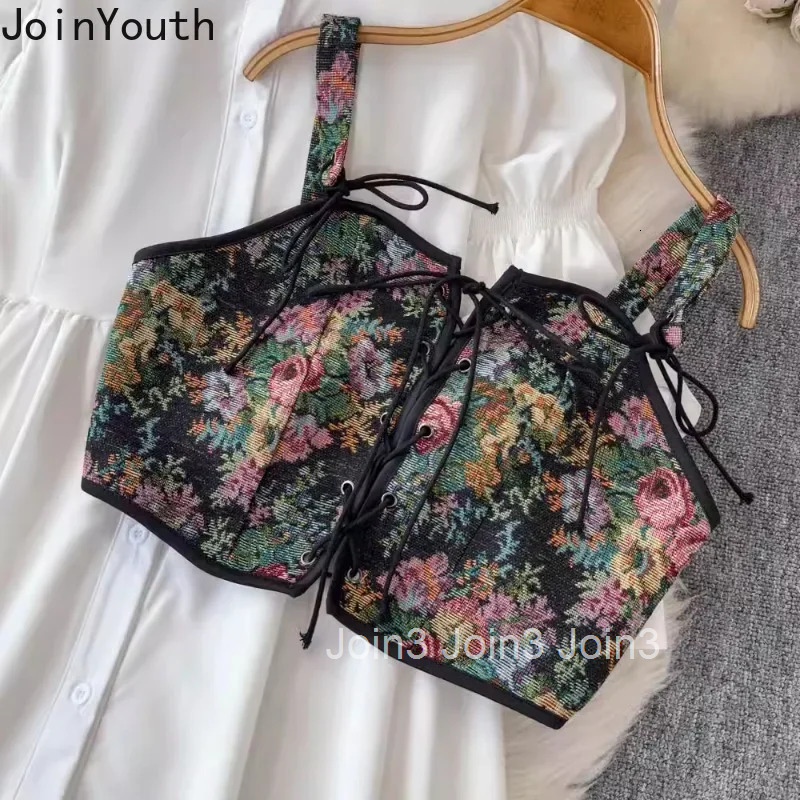 Dress Outfits Fashion Two Piece Sets Long Sleeve Folds Shirt Dress Bandage Floral Vest Suit Roupas Femme Sweet Korean Women Set