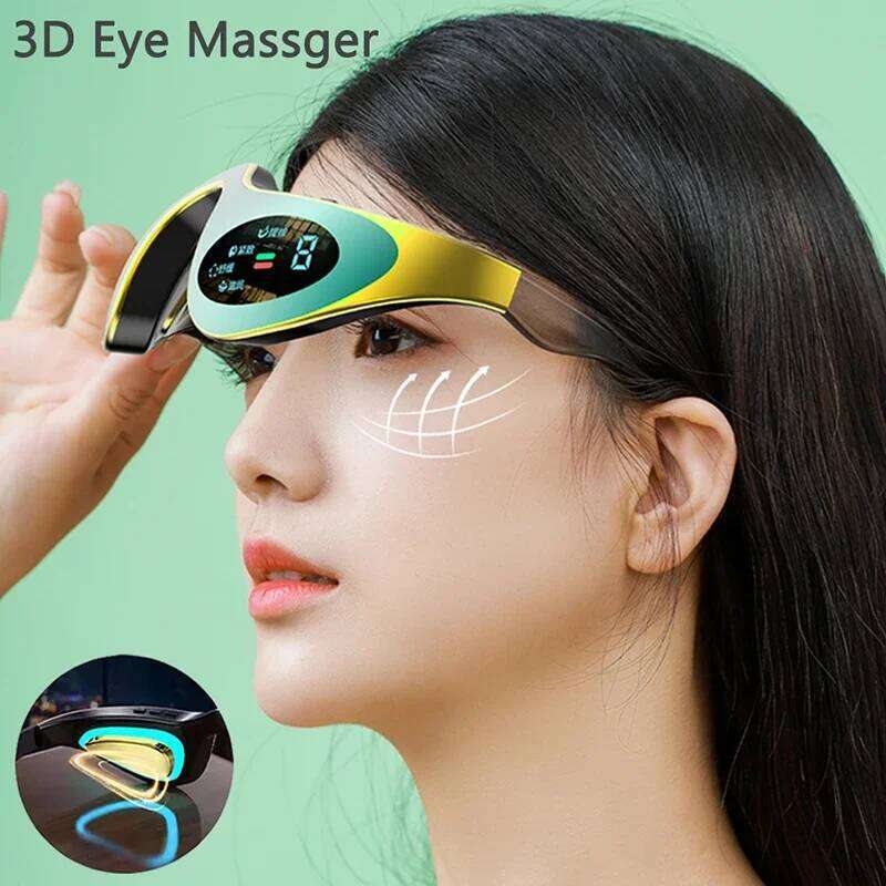Designer Luxury Electric Massager Wrinkle Aging EMS Eye Beauty Tool Massage Rechargeable Eyes Fatigue Relief Anti Dark Circle Device