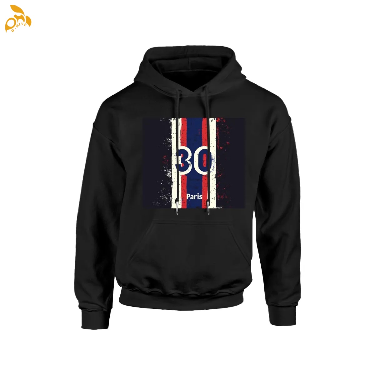 free shipping of customized super trendy Ladies' polyester cotton hooded pocket sweatshirt is suitable for 260GSM with exquisite patterns from US
