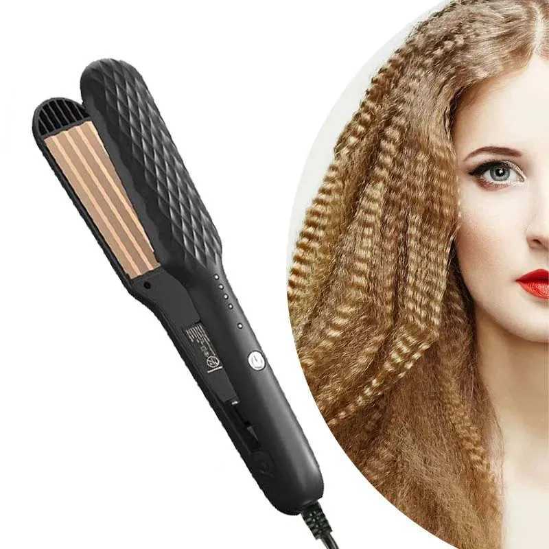 Adjustable Temperature Large Curling Iron For Women High Skull Hair Perm Corn Electric Splint-Fluffy Non-Hurting HouseholdXJ250621