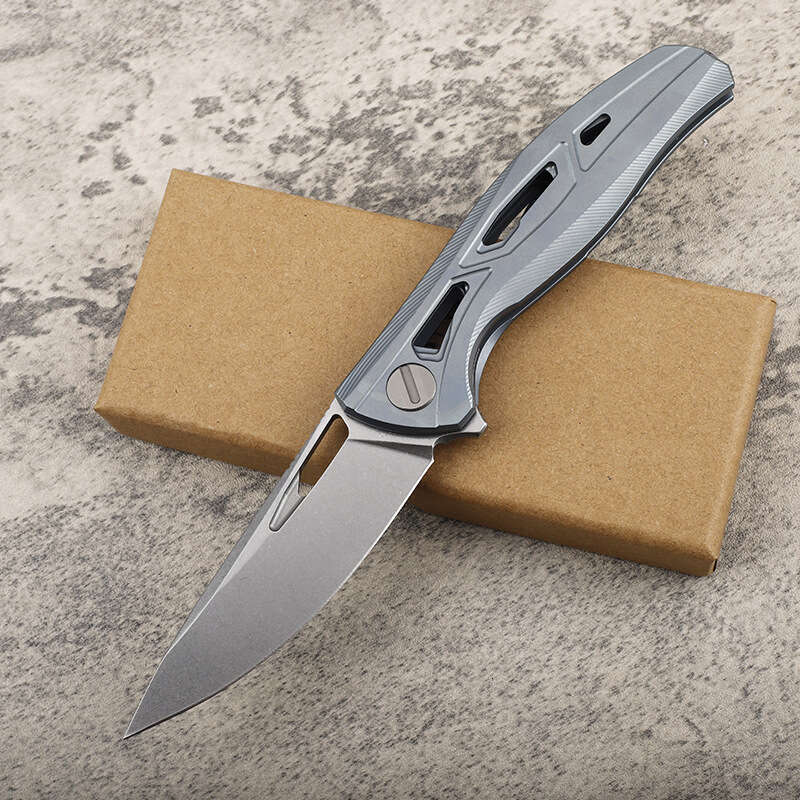 New M390 Steel TC4 Titanium Alloy Handle High Hardness Pocket Fishing knife Fruit Collection Survival EDC Knife
