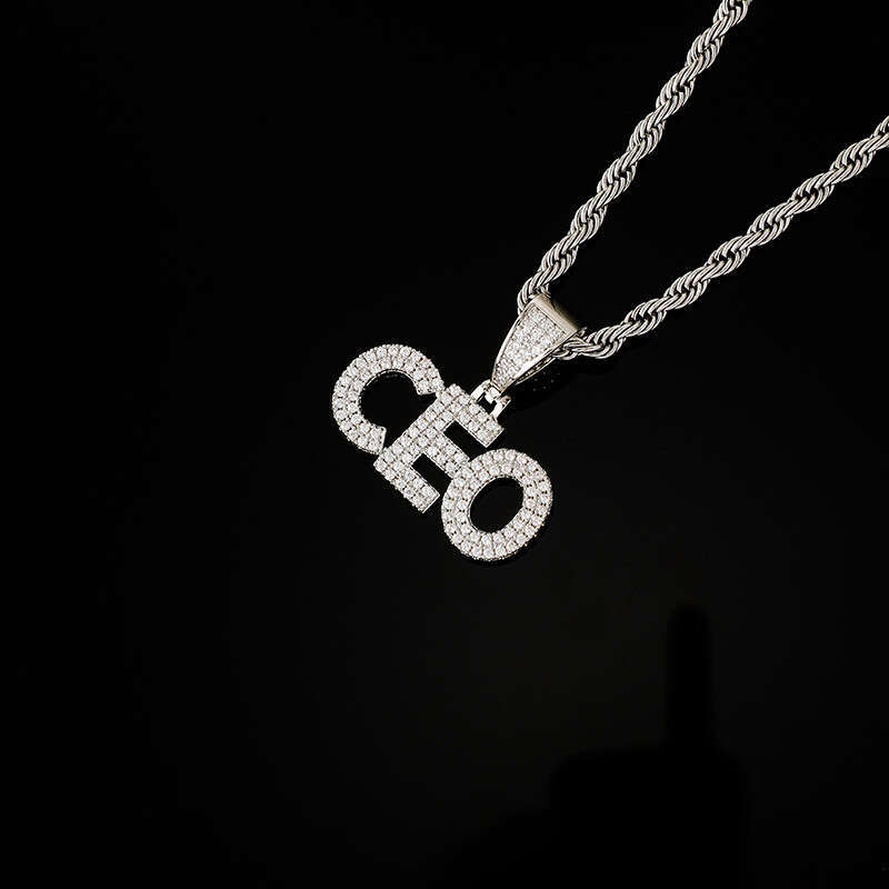 Jin Ao Small Letter Pendant Simple Personality DIY Splicing Necklace Trendy Accessories