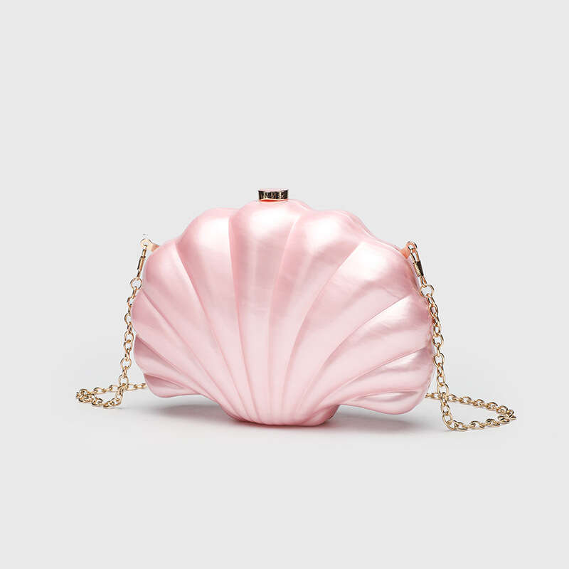 New Style Trendy Crossbody Irregular Shell Acrylic Fashion Wedding Evening Clutch Bag