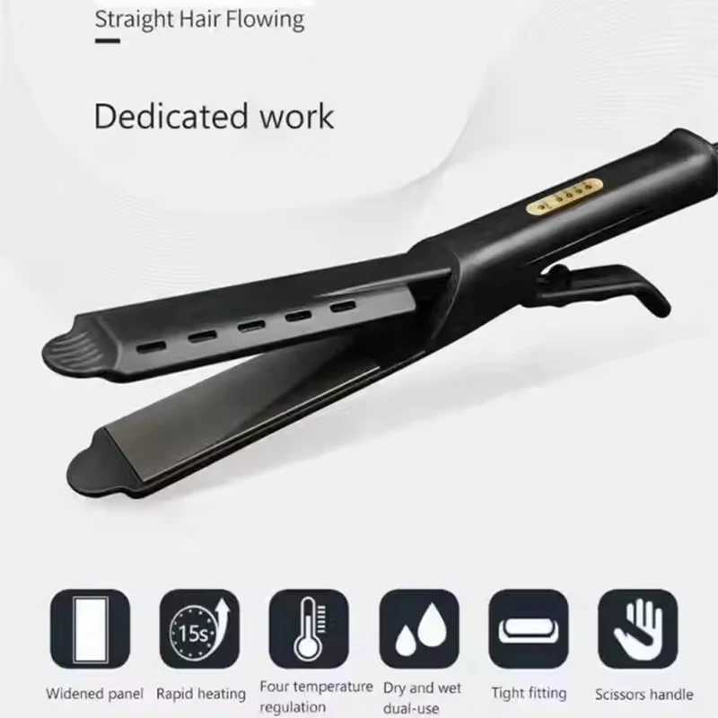 Hair Straightener Four-gear Temperature Adjustment Ionic Flat Iron Curling Iron Hair Curler for Women HairXJ250621