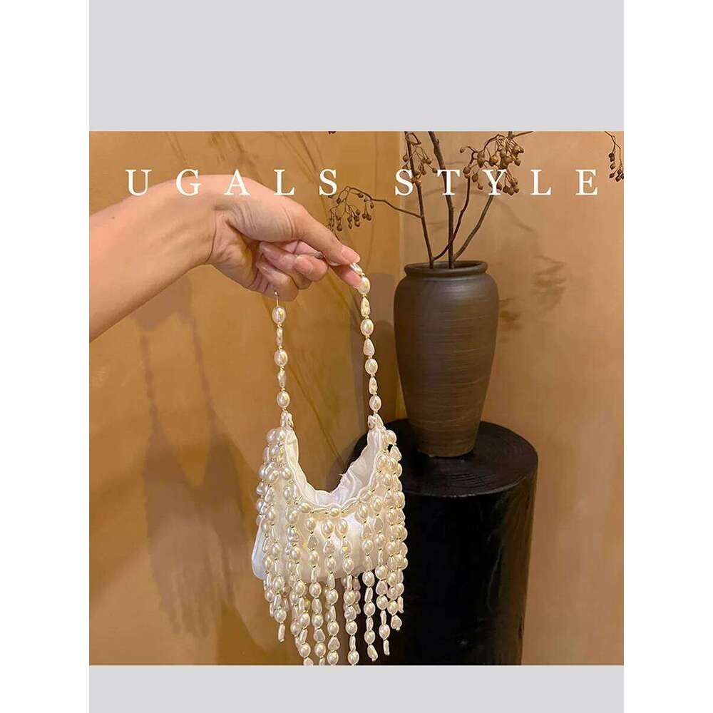 Designer Bag Women Tassel Handbag Bucket Pearl Dia Shoulder Messenger Top Handle Bag Female Evening Party Crossbody Bags
