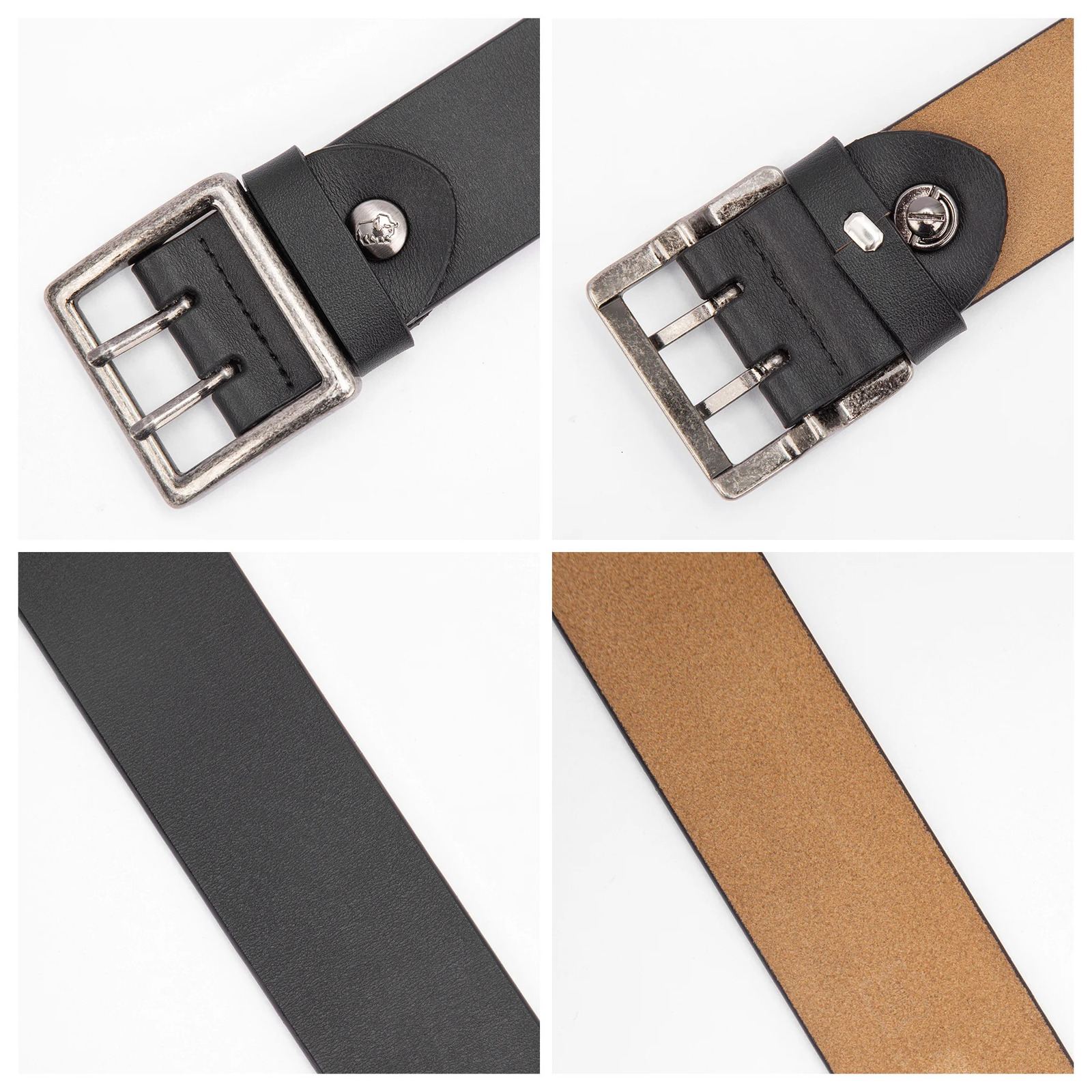 High Quantity Cowskin Mens Belt Vintage Genuine Leather Cow Belts Fashion er Retro Pin Buckle Straps For Jeans 250618
