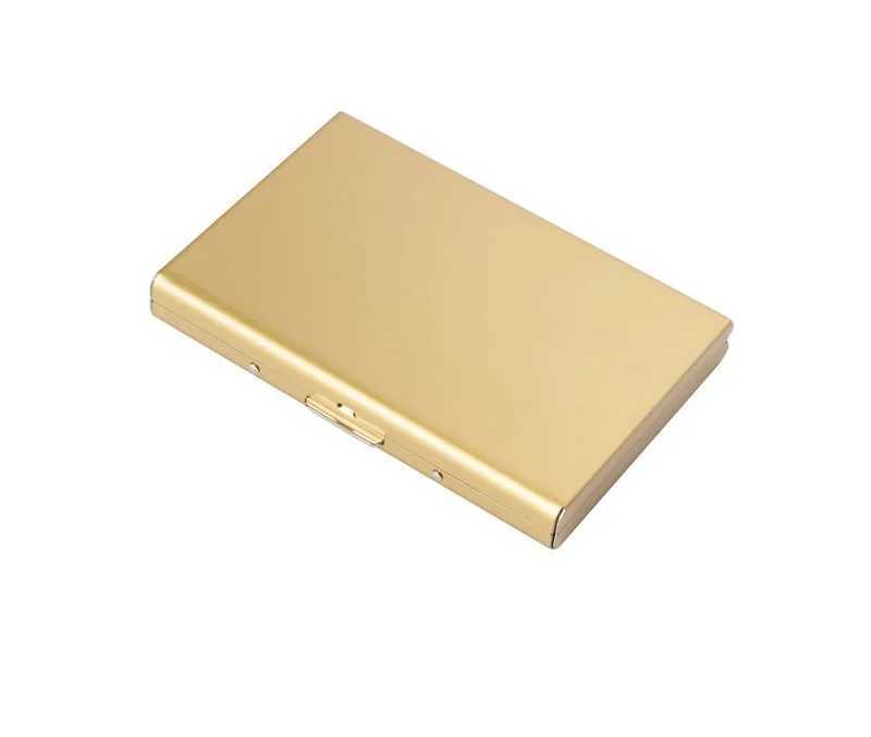 Hot Case Wallet Men Women Business Multifunction Slim Wallet Stainless Steel Card Holder 6 Cards 8 Cards 10 Cards Z250621