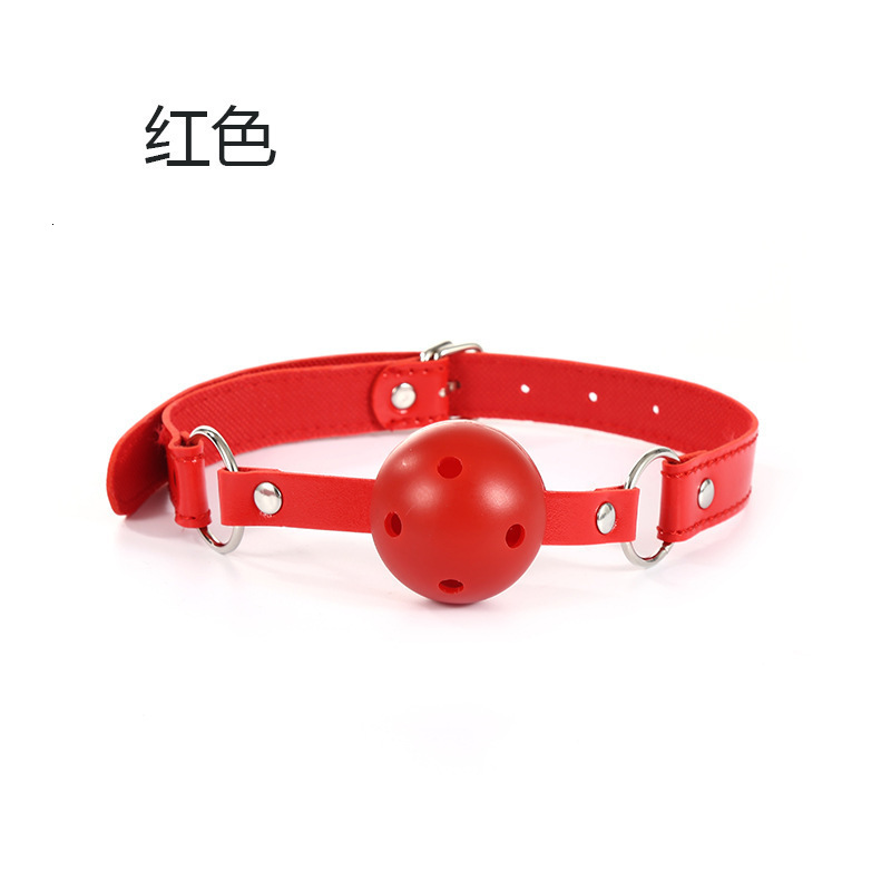 Leather BDSM Restraint Mouth Gag Training Couple Teasing Adult Products Alternative Sexy Toys