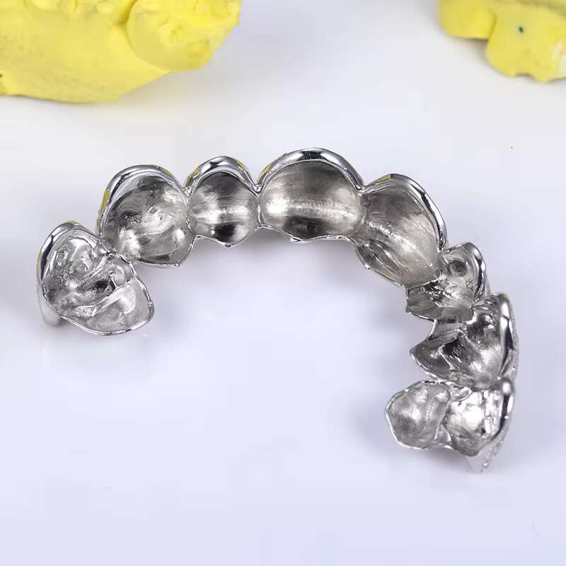 Custom 10K 14K 18K Gold 925 Silver Grillz Iced Out VVS Moissanite Diamond Grillz Teeth