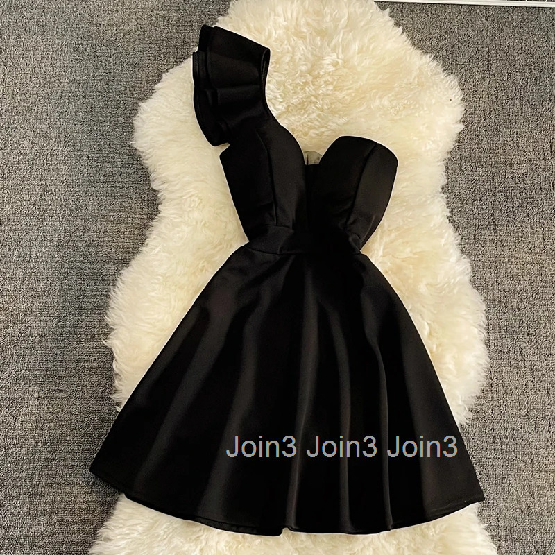 White Dress Women Clothes Summer Temperament Tunic Robe Femme Off Shoulder A-line Fashion Sexy Party Dresses Sweet Vestido Femme