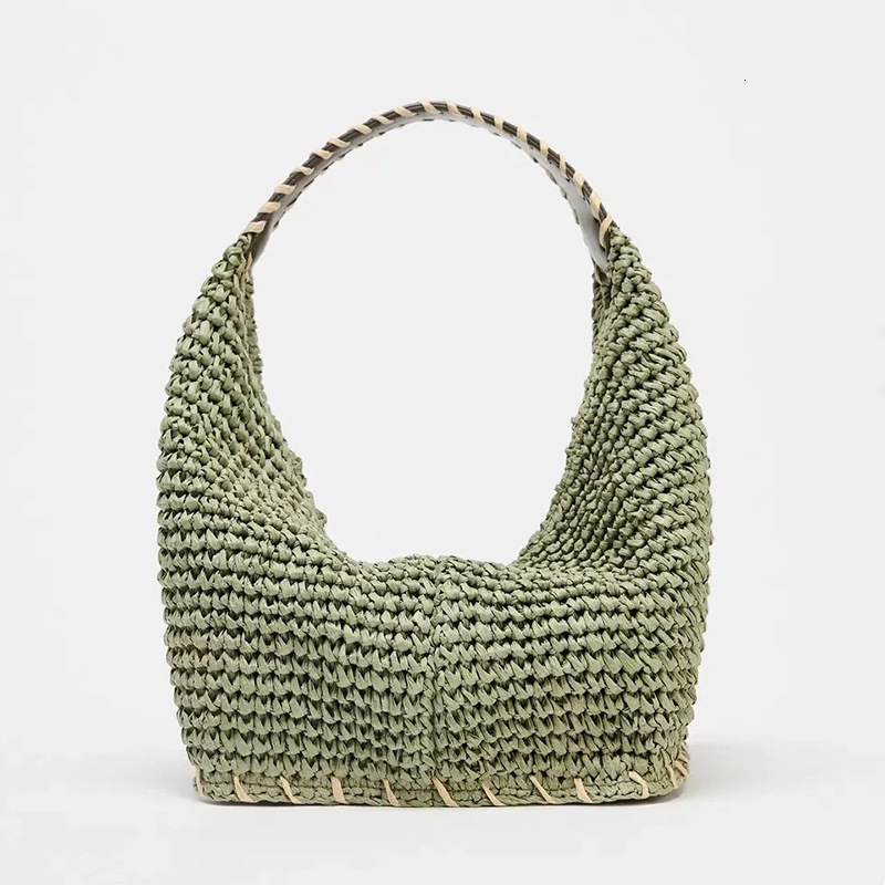Free shipping designer bag 2025 New Woven Straw Bag Casual Large Capacity Daily Versatile Commuting Niche Personality High-end Women Bag