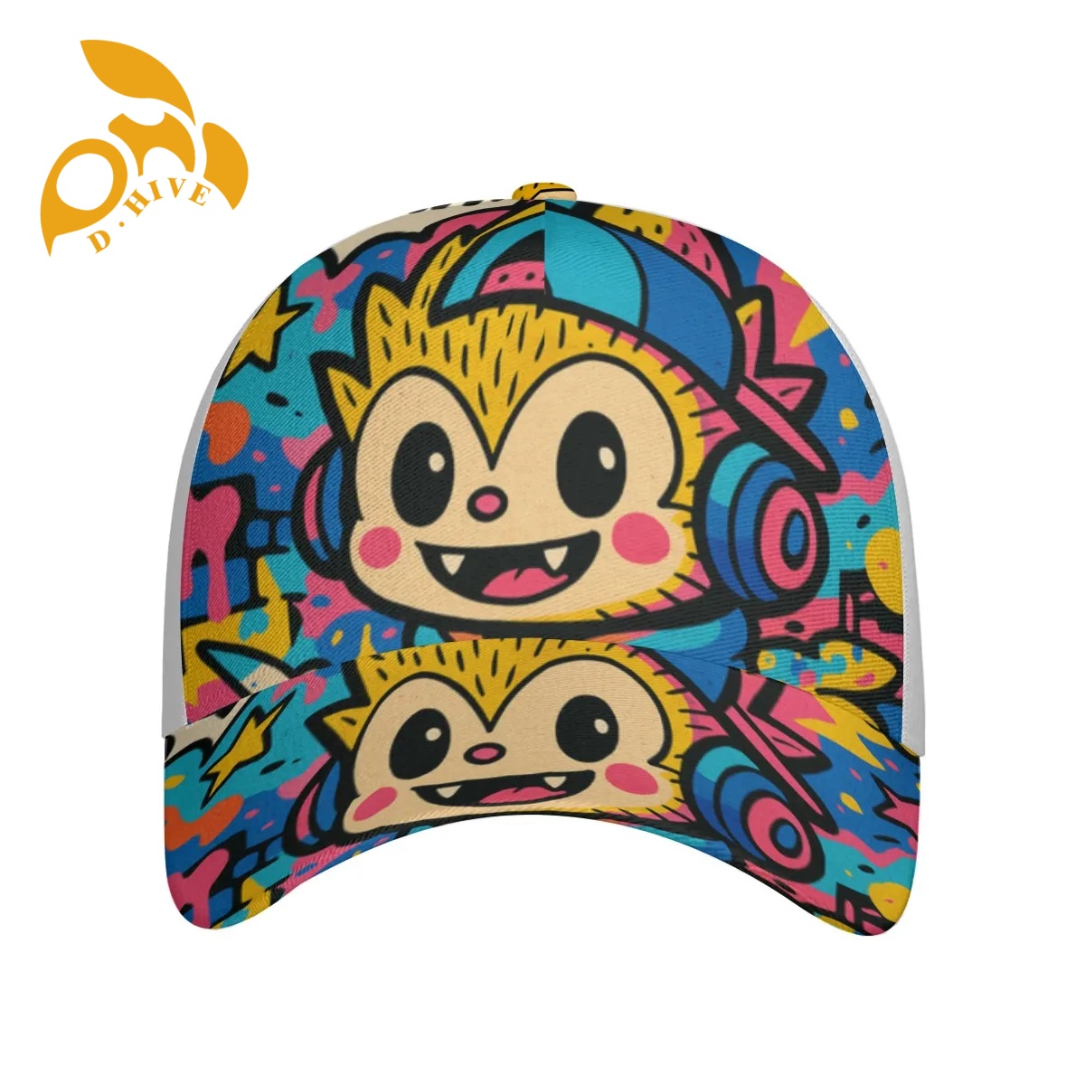 Free shipping customized definition 2025 Designer All-Over Print Peaked Cap trendy sport cap new fashion Male Female high quality attractive handsome