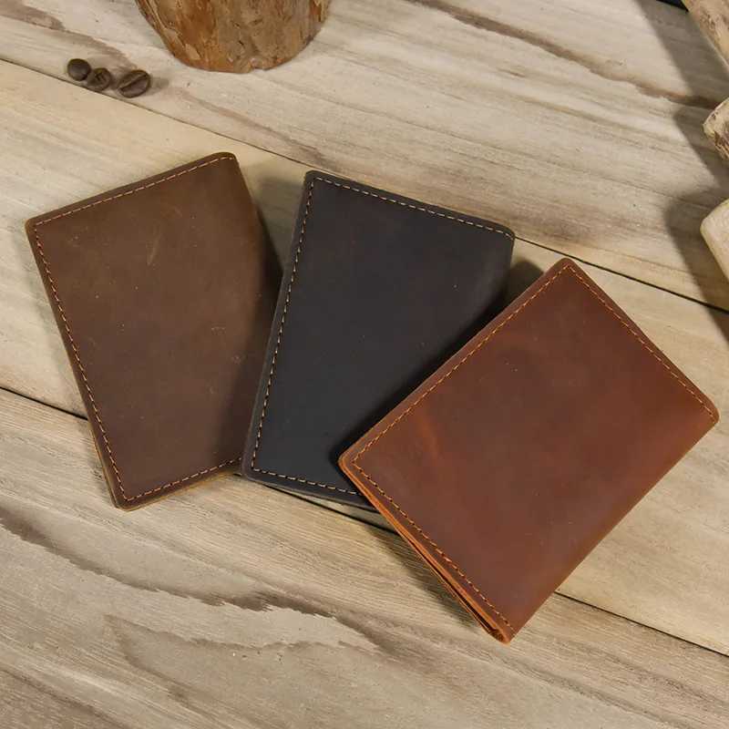 Luufan Genuine Leather Short Wallet Men Wowen Simple Design Purse Holder Change Coin Purse Male Mini Clutch Wallets Z250621