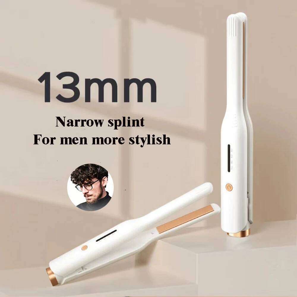 Mini Curler Fast Heating Beard Straightening Small Flat Iron For Short Hair Straightener