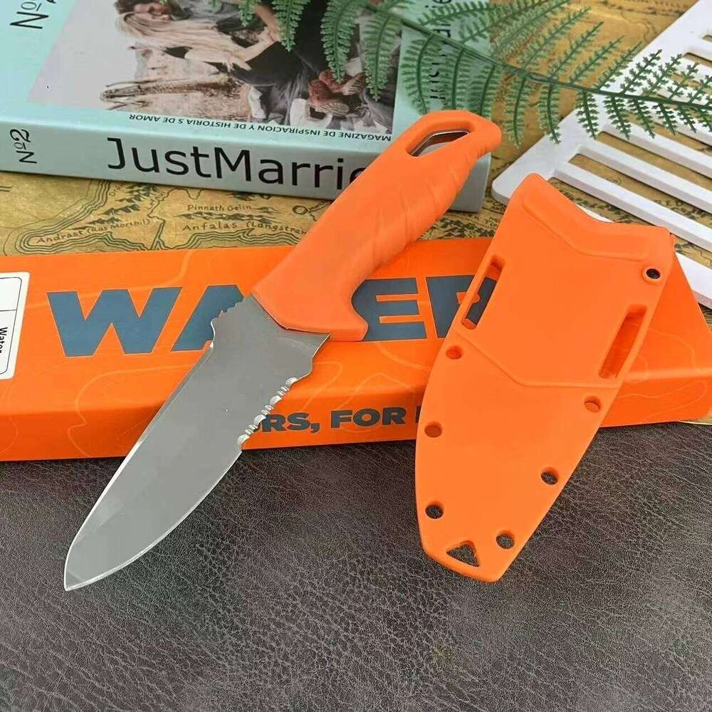 EDC Undercurrent 18040S BM Sritraight Knife for Rescue, Wilderness Survival, Defense, Bushcrafter, Stainless Steel Meat Cleaver