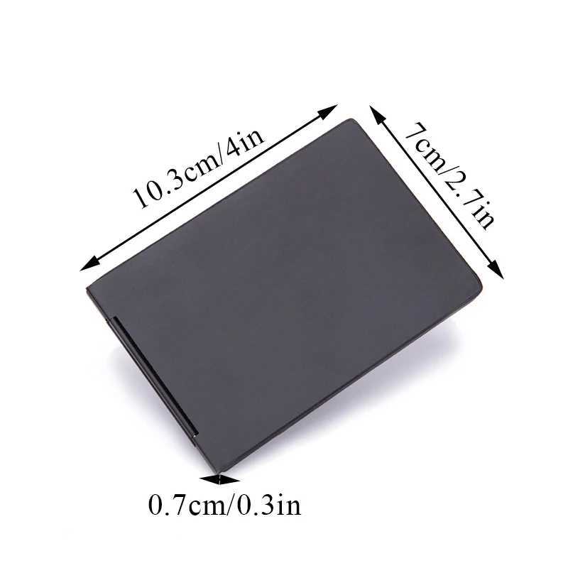 3 Cards Aluminum Thin Driver License Cover Car Driver License Holder Document ID Case Photo Card Pockets Card Wallet Z250621
