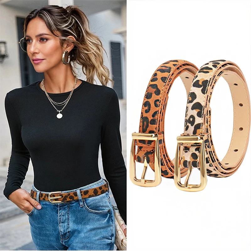 Womens Belt High Quality Leopard Print Stylish Fashion women Belts for Ladies Belt female waistband strap NS001 250617
