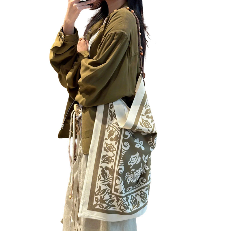 Free shipping designer bag 2025 Spring Summer New Women Bag Fashion Versatile Printed Casual Rope Woven Shoulder Bag Crossbody Bag Handbag Shopping Ba