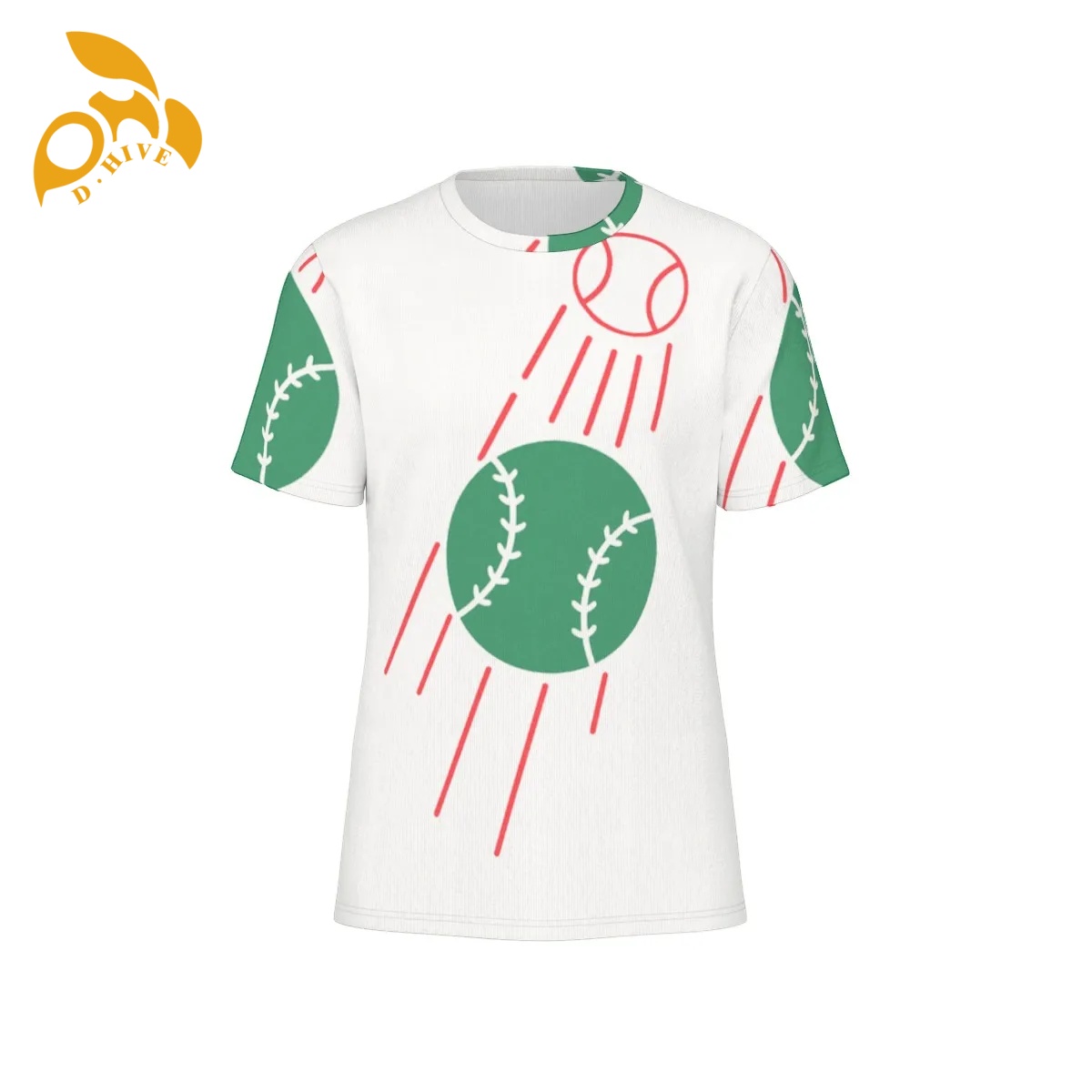 free shipping of customized fashionable All-Over Print Men's O-Neck T-Shirt | 190GSM Cotton | Birdseye with exquisite Round neck comfortable adap
