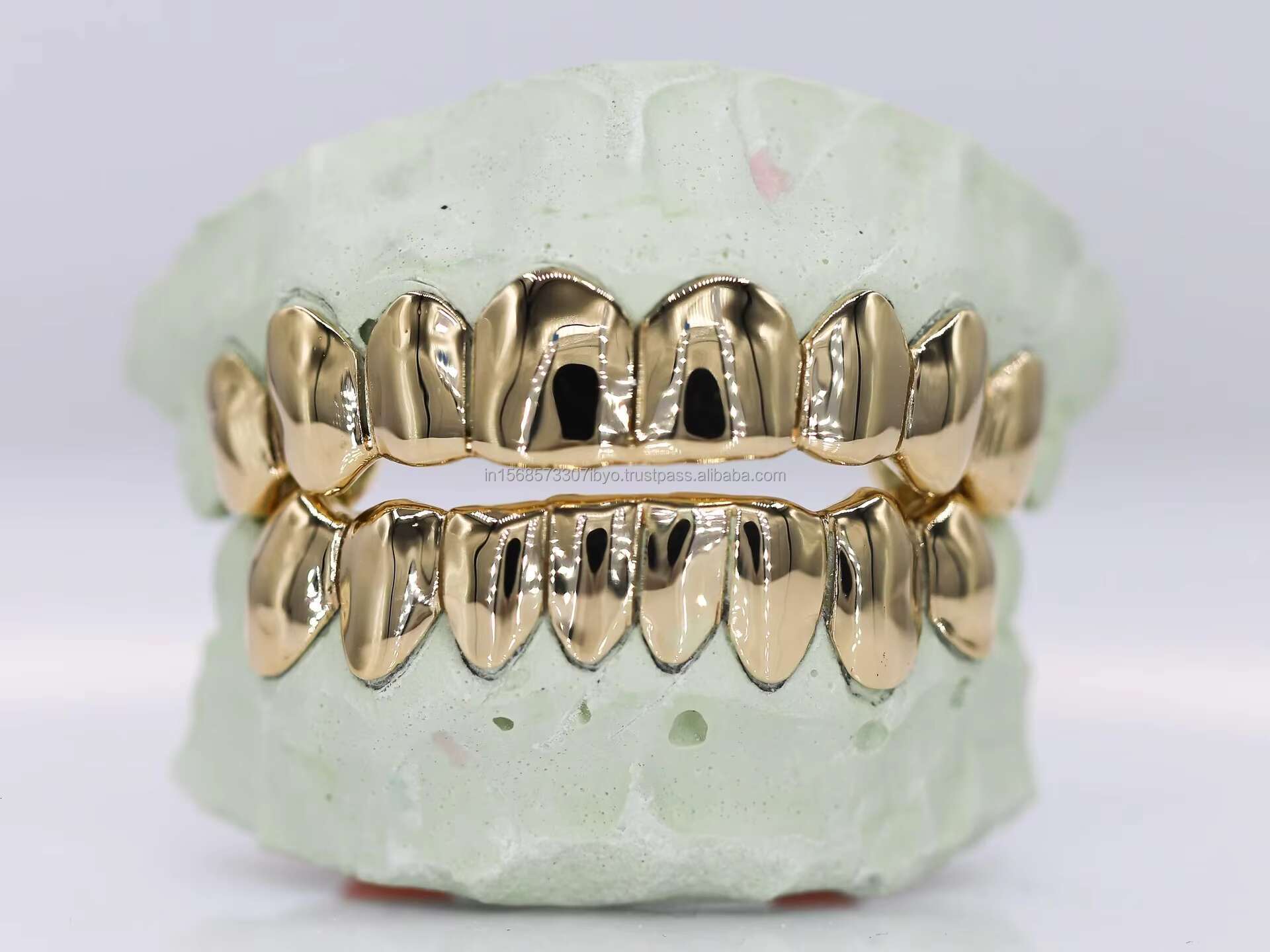 2024 New Wholesale Mens Hip Hop Gold Teeth Silver 925 Grillz Top Bottom Iced Out Grillz Dental Moissanite Grill