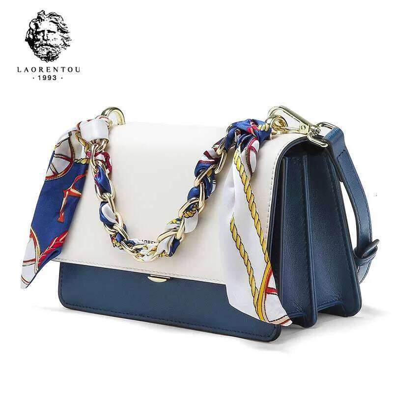 Designer bags LAORENTOU Split Leather Women Shoulder Bag Fashion Handbag 2025 Design Female Crossbody Purse