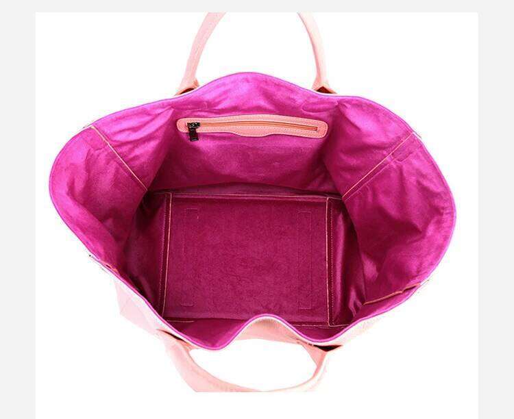 women genuine leather Large tote business capacity casual handbag duffle bag